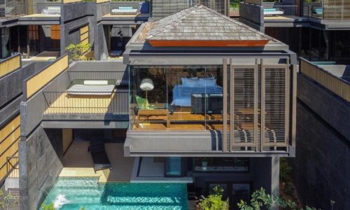 Восхитительная вилла с 1 спальней и с видом на море в проекте Акра, на пляже Лаян 