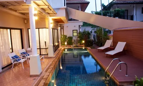 Комфортабельная вилла с 3 спальнями и с видом на бассейн в проекте Лагуна Линкс, на пляже Бангтао/Лагуна