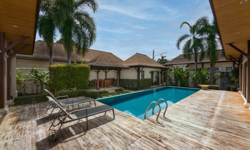 Великолепная вилла с 3 спальнями и с видом на бассейн в проекте Кокянг, на пляже Найхарн