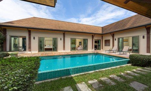 Великолепная вилла с 3 спальнями и с видом на бассейн в проекте Кокянг, на пляже Найхарн