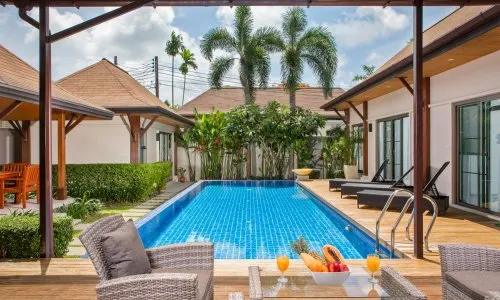 Восхитительная вилла с 3 спальнями и с видом на бассейн в проекте Кокянг, на пляже Найхарн