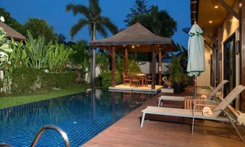 Комфортабельная вилла с 3 спальнями и с видом на бассейн в проекте Кокянг, на пляже Найхарн