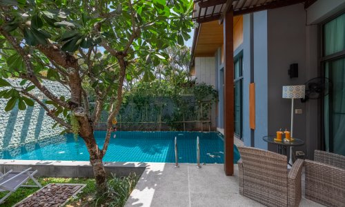 Модная вилла с 3 спальнями и с видом на бассейн в проекте Кокянг, на пляже Найхарн