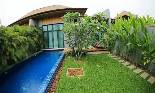 Удобная вилла с 2 спальнями и с видом на бассейн в проекте Оникс, на пляже Найхарн