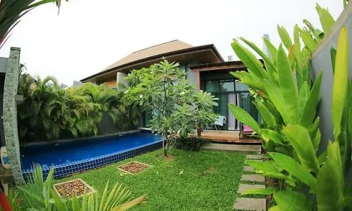 Удобная вилла с 2 спальнями и с видом на бассейн в проекте Оникс, на пляже Найхарн