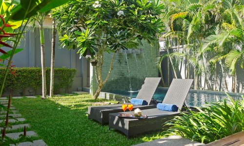 Превосходная вилла с 2 спальнями и с видом на бассейн в проекте Оникс, на пляже Найхарн