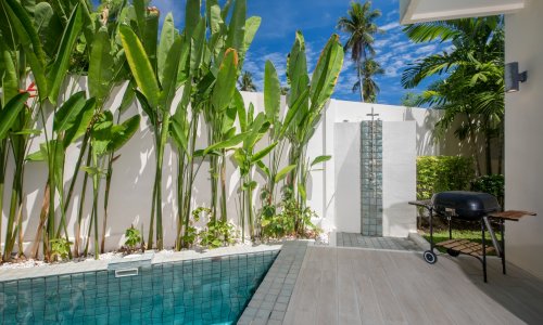 Великолепная вилла с 4 спальнями и с видом на бассейн в проекте Лаем Ка, на пляже Равай