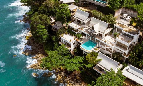 Удобная вилла с 6 спальнями и с видом на море, на пляже Камала 