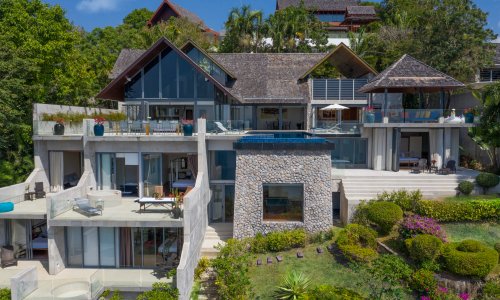 Превосходная вилла премиум класса с 6 спальнями и с видом на море в проекте Самсара, на пляже Камала 