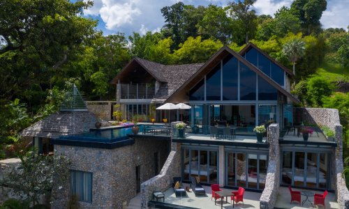 Cтильная вилла с 4 спальнями и с видом на море в проекте Самсара, на пляже Камала 