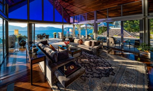 Cтильная вилла с 4 спальнями и с видом на море в проекте Самсара, на пляже Камала 