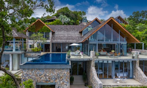 Удобная вилла премиум класса с 3 спальнями и с видом на море в проекте Самсара, на пляже Камала 