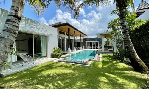 Сногсшибательная вилла с 4 спальнями и с видом на бассейн в проекте Ботаника Бангтао Бич, на пляже Бангтао/Лагуна