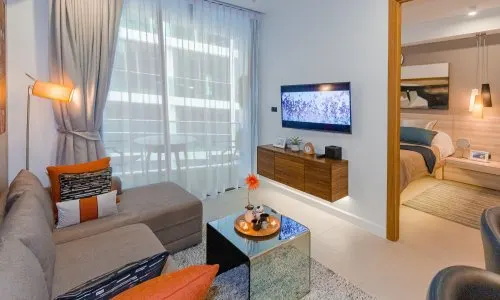 Потрясающие апартаменты с 1 спальней и с видом на город, не далеко от моря, на пляже ????