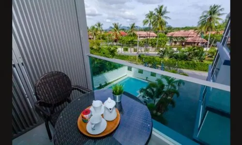 Шикарные апартаменты с 1 спальней и с видом на город, не далеко от моря, на пляже ????