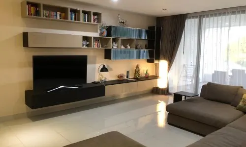 Шикарные апартаменты с 2 спальнями и с видом на море в проекте Сансури, на пляже Сурин