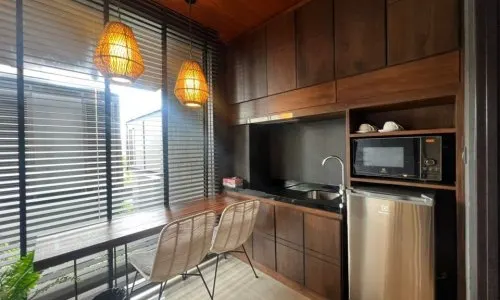 Великолепная вилла с 1 спальней и с видом на море в проекте Акра, на пляже Лаян 