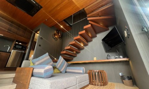 Великолепная вилла с 1 спальней и с видом на море в проекте Акра, на пляже Лаян 