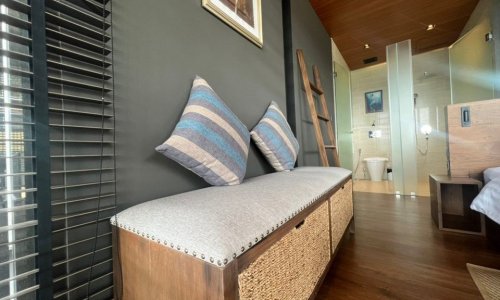 Великолепная вилла с 1 спальней и с видом на море в проекте Акра, на пляже Лаян 