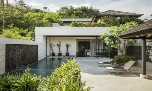 Роскошная вилла с 2 спальнями и с видом на бассейн в проекте Павиллионс, на пляже Бангтао/Лагуна (+ Видео обзор)