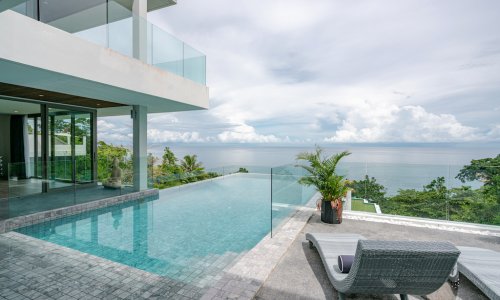 Прекрасная вилла премиум класса с 6 спальнями и с видом на море в проекте Кейп Амарин, на пляже Камала 