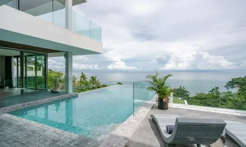 Прекрасная вилла премиум класса с 6 спальнями и с видом на море в проекте Кейп Амарин, на пляже Камала 