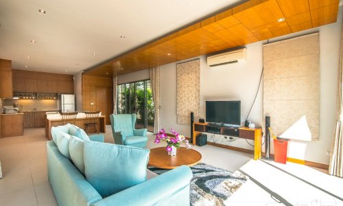 Шикарная вилла с 4 спальнями и с видом на бассейн в проекте Танод Эстейт II, на пляже Бангтао/Лагуна