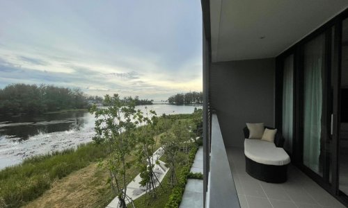 Cтильные апартаменты с 3 спальнями и с видом на море в проекте Кассия Резиденсис, на пляже Бангтао/Лагуна