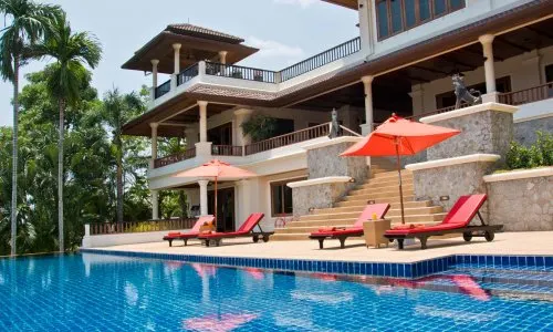 Удобная вилла с 6 спальнями и с видом на горы в проекте Лейквуд хиллс, на пляже Бангтао/Лагуна