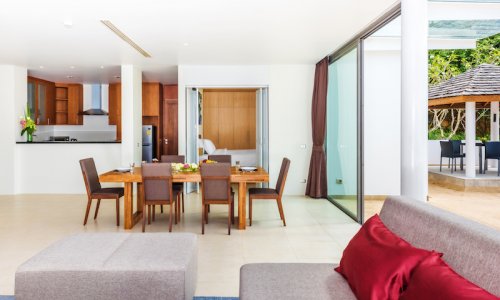 Великолепные апартаменты с 3 спальнями и с видом на сад в проекте Лотус Гарденс, на пляже Бангтао/Лагуна