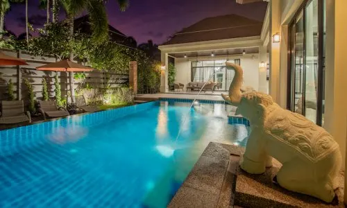 Вилла с тремя спальнями с эксклюзивным дизайном