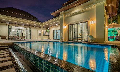 Вилла с тремя спальнями с эксклюзивным дизайном