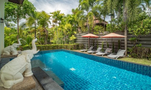 Вилла с тремя спальнями с эксклюзивным дизайном