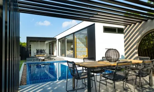 Cтильная вилла с 3 спальнями и с видом на бассейн в проекте Виллофт Зен Ливинг, на пляже Бангтао/Лагуна