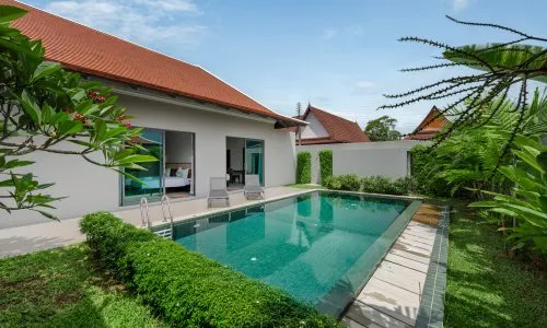 Шикарная вилла с 3 спальнями и с видом на бассейн, на пляже Бангтао/Лагуна