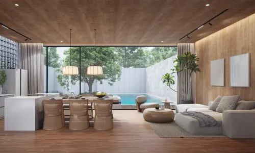 Великолепная вилла с 3 спальнями и с видом на бассейн в проекте Моно Оксиджен Бангтао, на пляже Бангтао/Лагуна