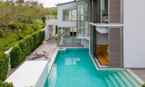 Сказочная вилла с 3 спальнями и с видом на бассейн в проекте Валлая Виллас Нест, на пляже Бангтао/Лагуна