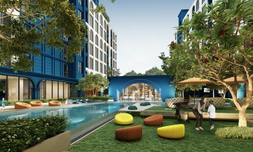 Cтильные апартаменты с 2 спальнями и с видом на город, на пляже Бангтао/Лагуна