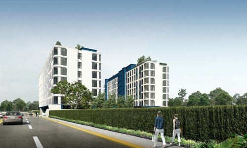 Cтильные апартаменты с 2 спальнями и с видом на город, на пляже Бангтао/Лагуна