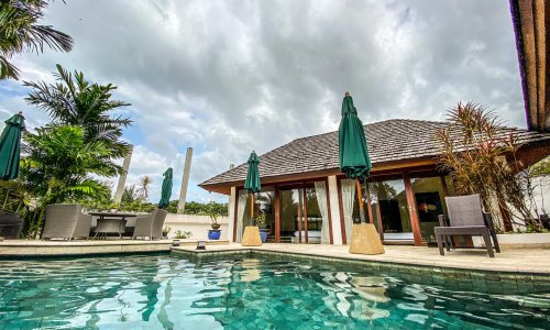 Cтильная вилла с 3 спальнями и с видом на бассейн в проекте Тай Бали, на пляже Бангтао/Лагуна