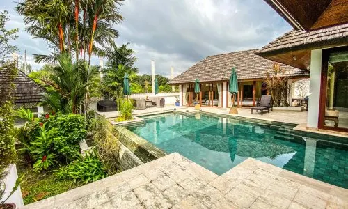 Cтильная вилла с 3 спальнями и с видом на бассейн в проекте Тай Бали, на пляже Бангтао/Лагуна