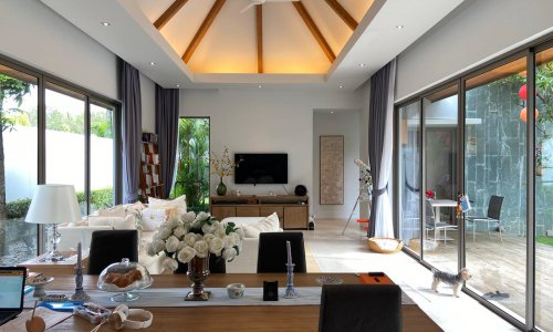 Модная вилла с 3 спальнями и с видом на бассейн в проекте Анчан Гранд Резиденс, на пляже Бангтао/Лагуна