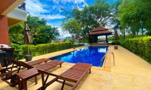 Роскошная вилла премиум класса с 4 спальнями и с видом на бассейн в проекте Лагуна Вотерс, на пляже Бангтао/Лагуна