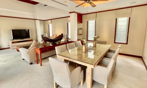 Cтильная вилла с 4 спальнями и с видом на бассейн в проекте Сайтан, на пляже Бангтао/Лагуна