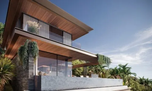 Комфортабельная вилла с 5 спальнями и с видом на море, на пляже Лаян 