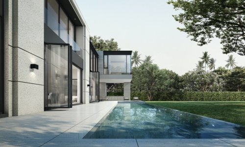 Великолепная вилла премиум класса с 5 спальнями и с видом на бассейн, на пляже Чалонг