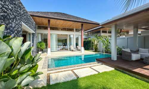 Вилла с 3 спальнями и с видом на бассейн в проекте Ботаника Лейксайд, район Бангтао/Лагуна | Видео