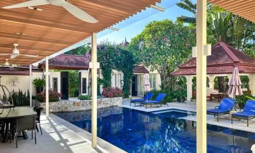 Шикарная вилла с 4 спальнями и с видом на бассейн в проекте Сайтан, на пляже Бангтао/Лагуна (+ Видео обзор)