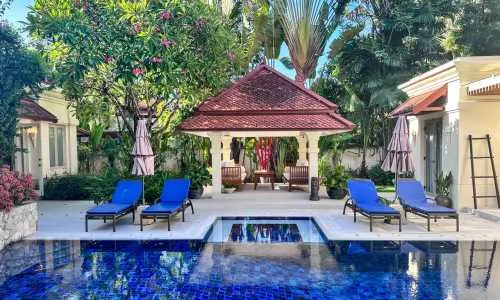 Шикарная вилла с 4 спальнями и с видом на бассейн в проекте Сайтан, на пляже Бангтао/Лагуна (+ Видео обзор)