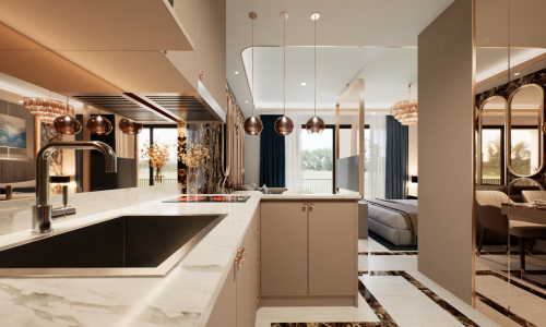 Сногсшибательные апартаменты студия и с видом на бассейн в проекте Бель Вю Лагун, на пляже Бангтао/Лагуна